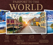Passport to the World 2027 5.4 X 6.2 Box Calendar