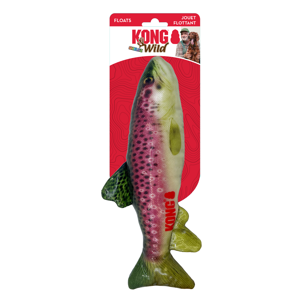 Kong Wild Shieldz Trout Medium by Pet Food Warehouse