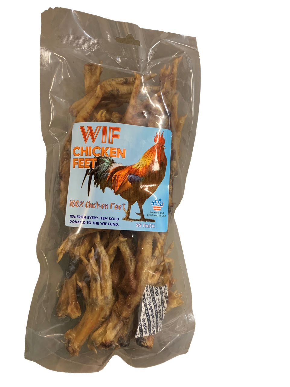 WIF Chicken Feet 25 pack by Pet Food Warehouse