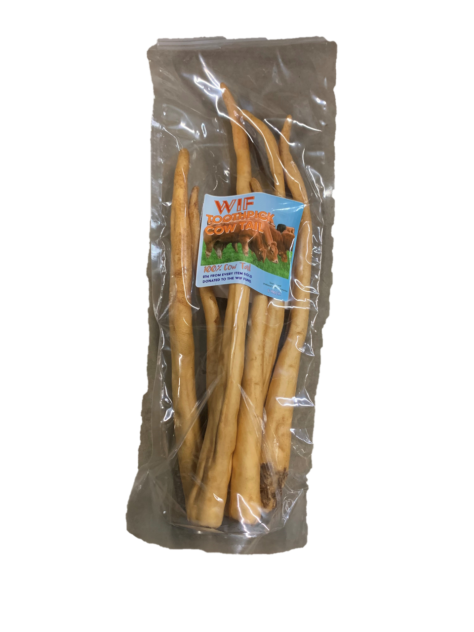 WIF Toothpick Cow Tail 6 pack by Pet Food Warehouse