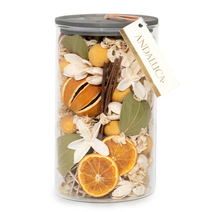 Lemon Zest & Thyme Potpourri Jar by Wild Lark