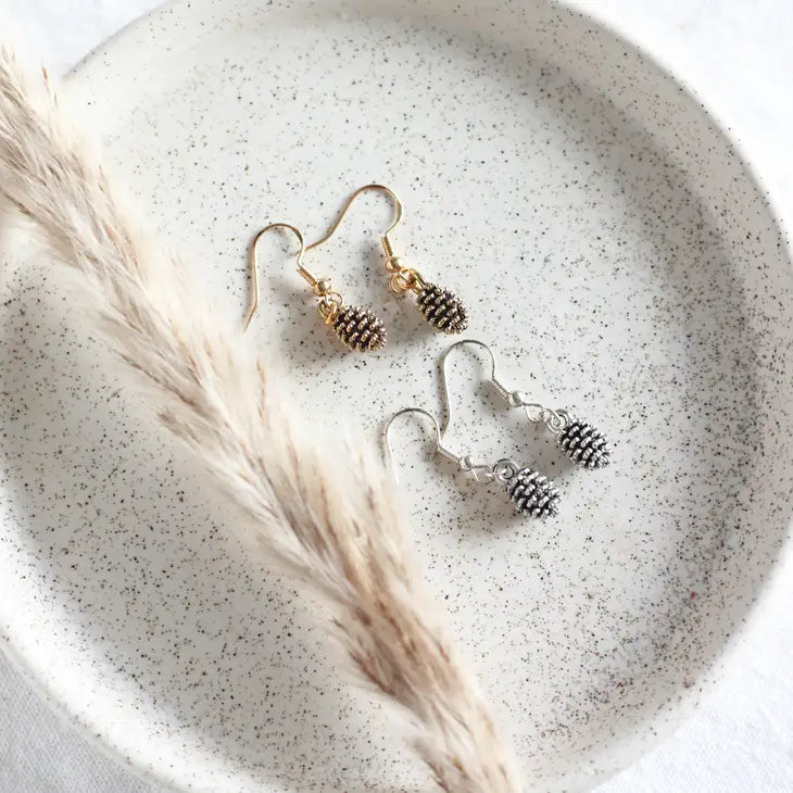 Pine Cone Earrings by Wild Lark