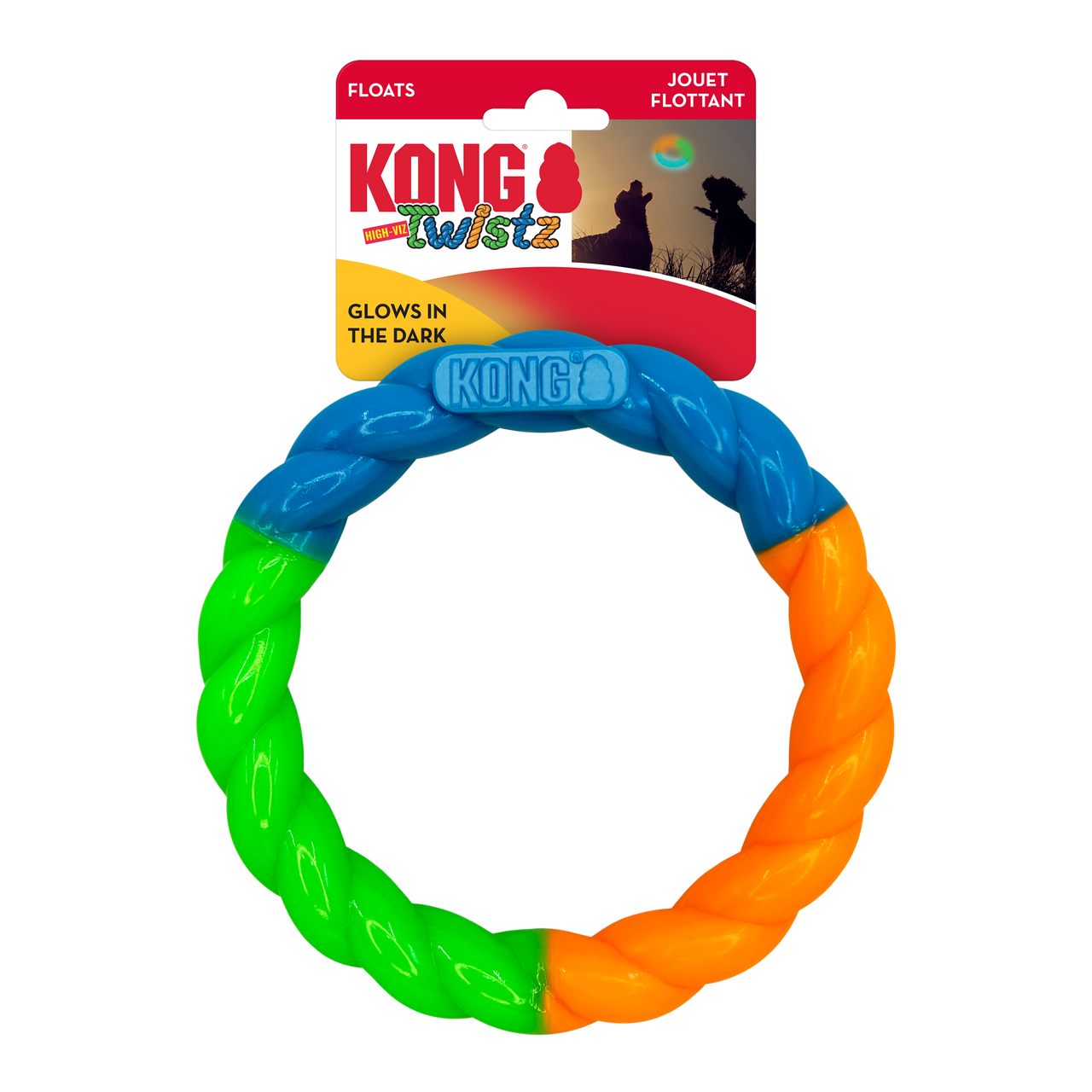 Kong Twistz High-Viz Ring Small by Pet Food Warehouse
