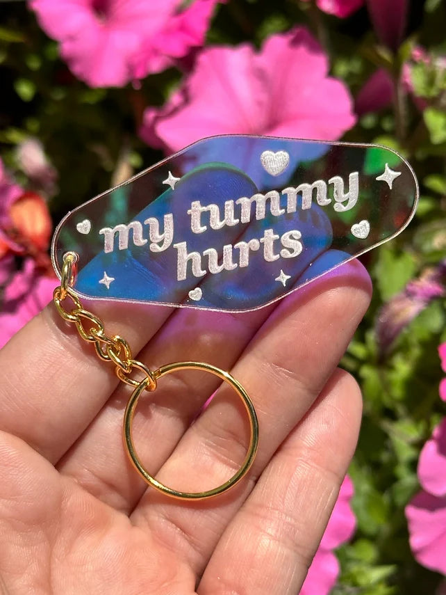 Iridescent Acrylic Keychain