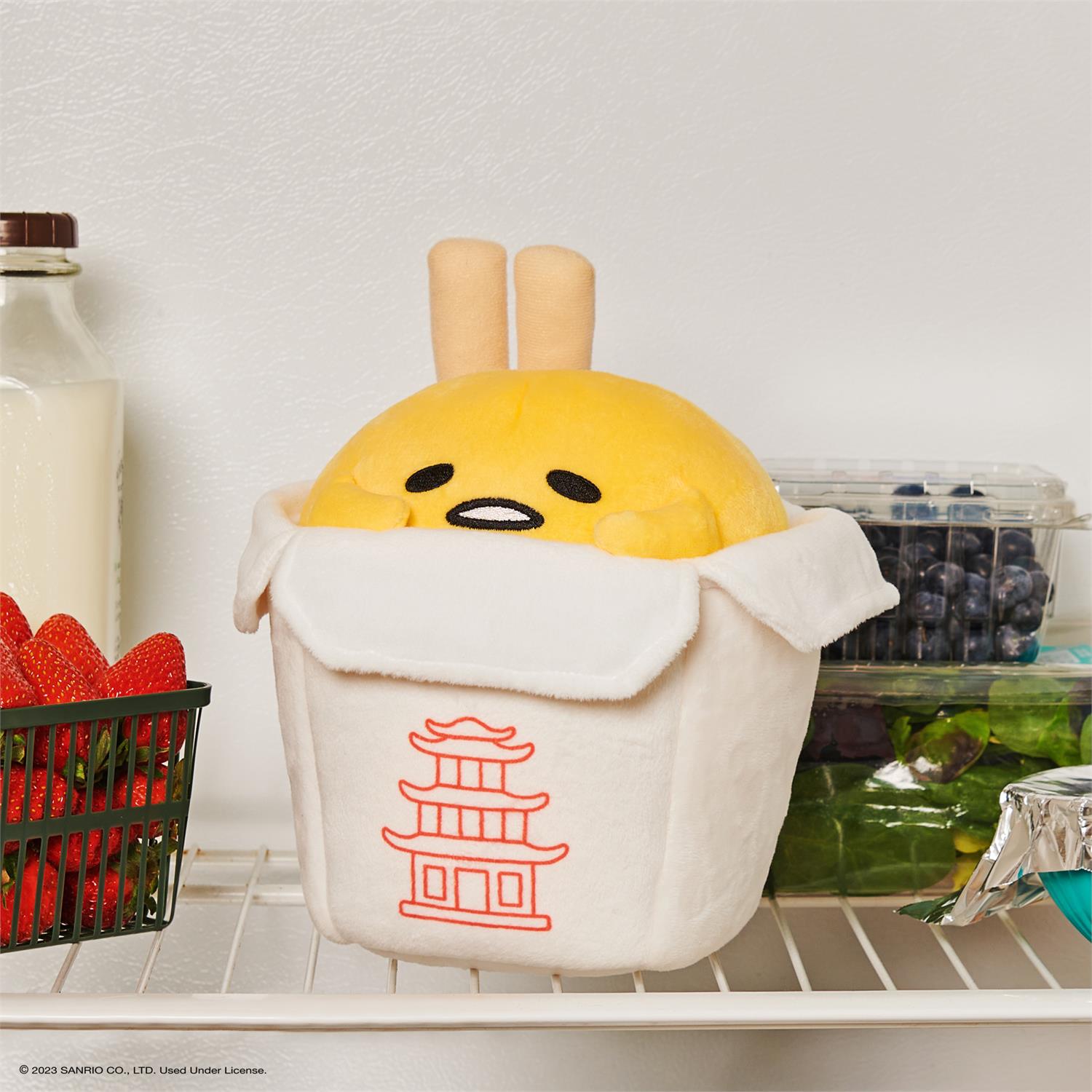 Plush Sanrio Gudetama Take Out 9.5" by Homeportonline