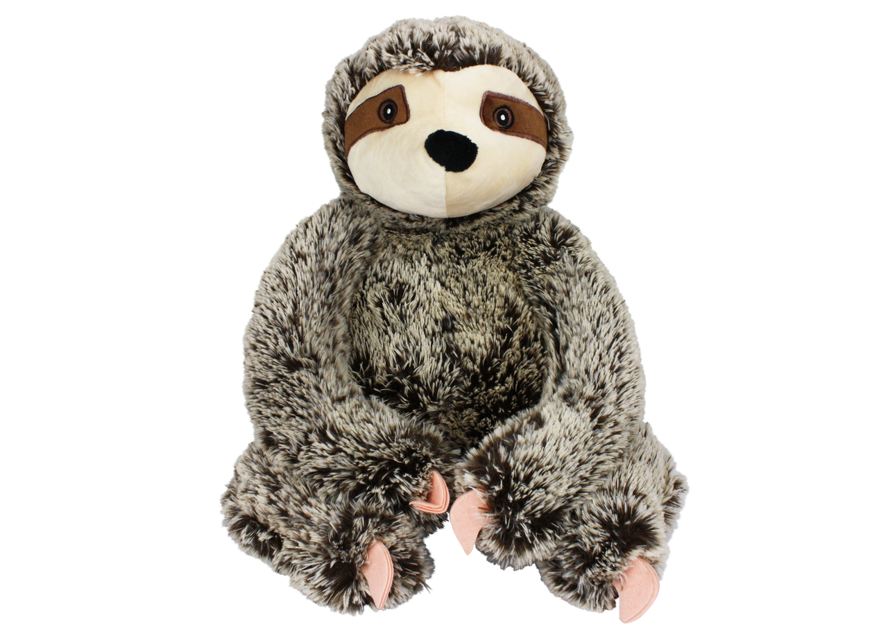Multipet Dog Toy Sitting Sloth 14" by Pet Food Warehouse