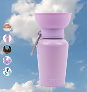 Springer Pet Flip Top Travel Bottle Lilac 20oz by Pet Food Warehouse