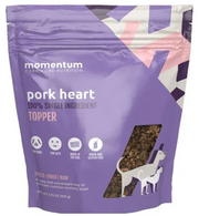 Momentum Carnivore Nutrition Dog Freeze Dried Topper Pork Heart 3.75oz by Pet Food Warehouse