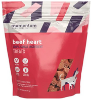 Momentum Carnivore Nutrition Dog Treat Beef Hearts 3oz by Pet Food Warehouse