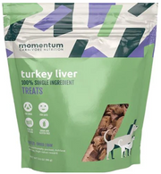 Momentum Carnivore Nutrition Dog Treat Turkey Liver 3.5oz by Pet Food Warehouse