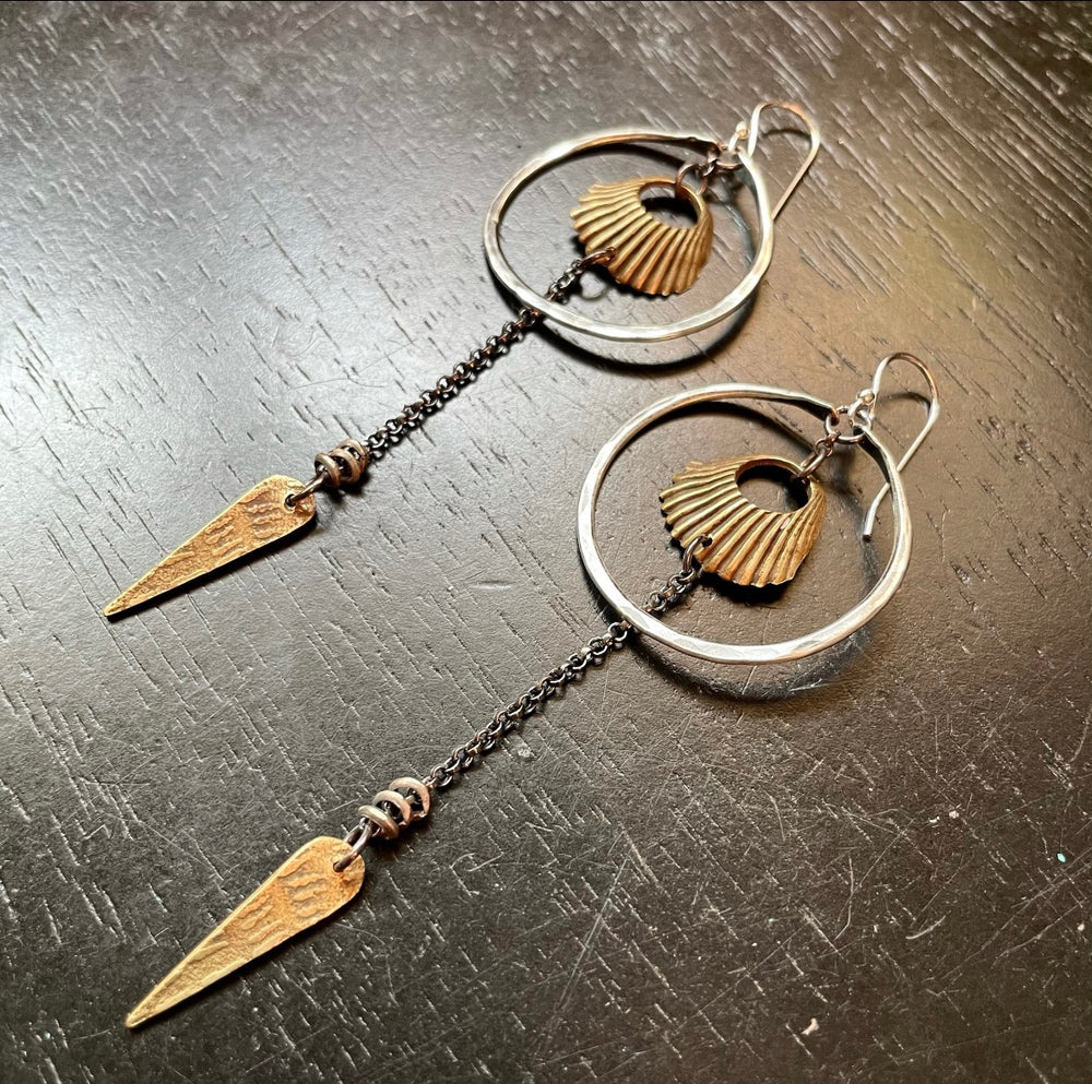 Amphitrite Goddess Earrings by Harbour Thread