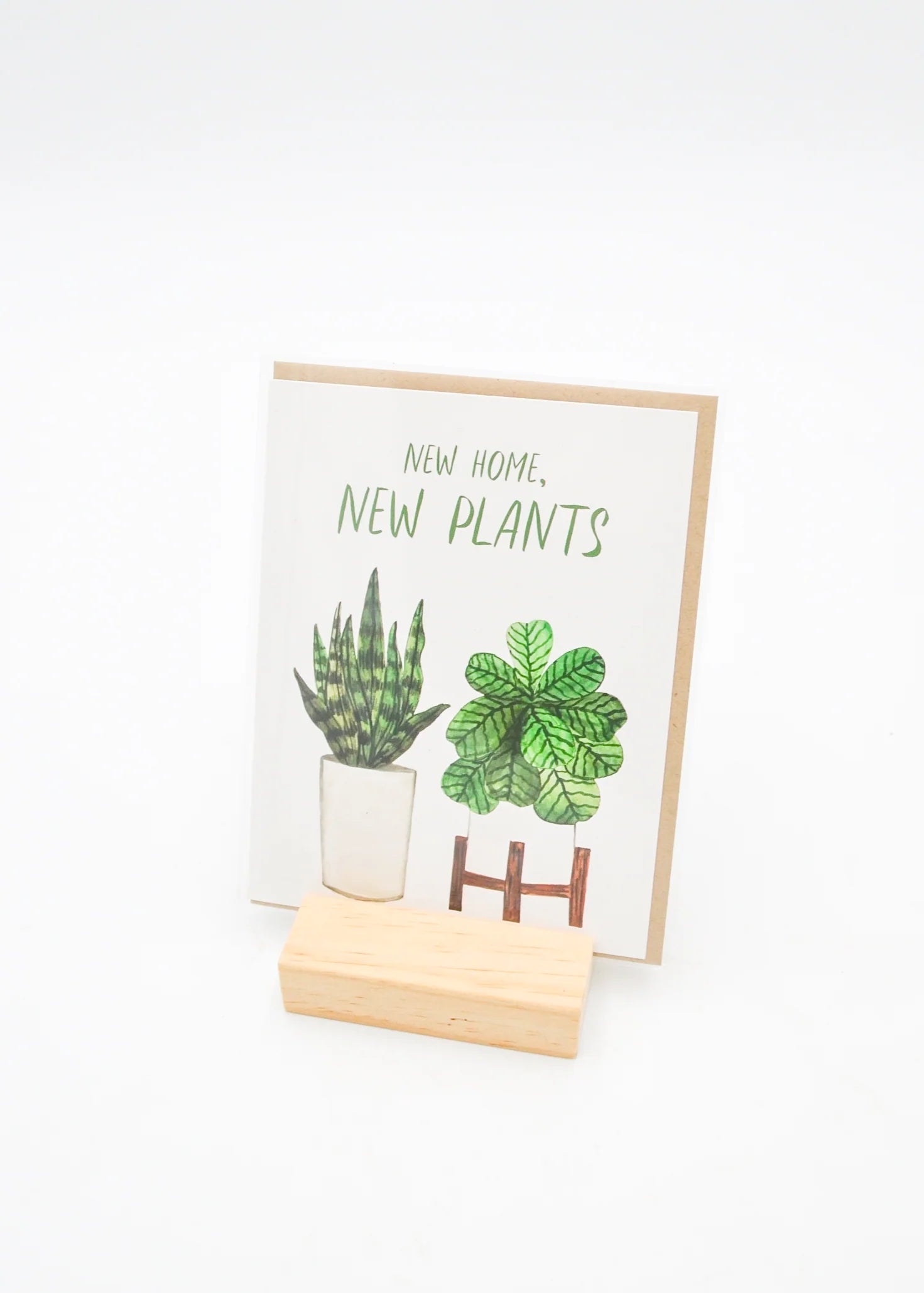 "New Home, New Plants" Card by Wild Lark