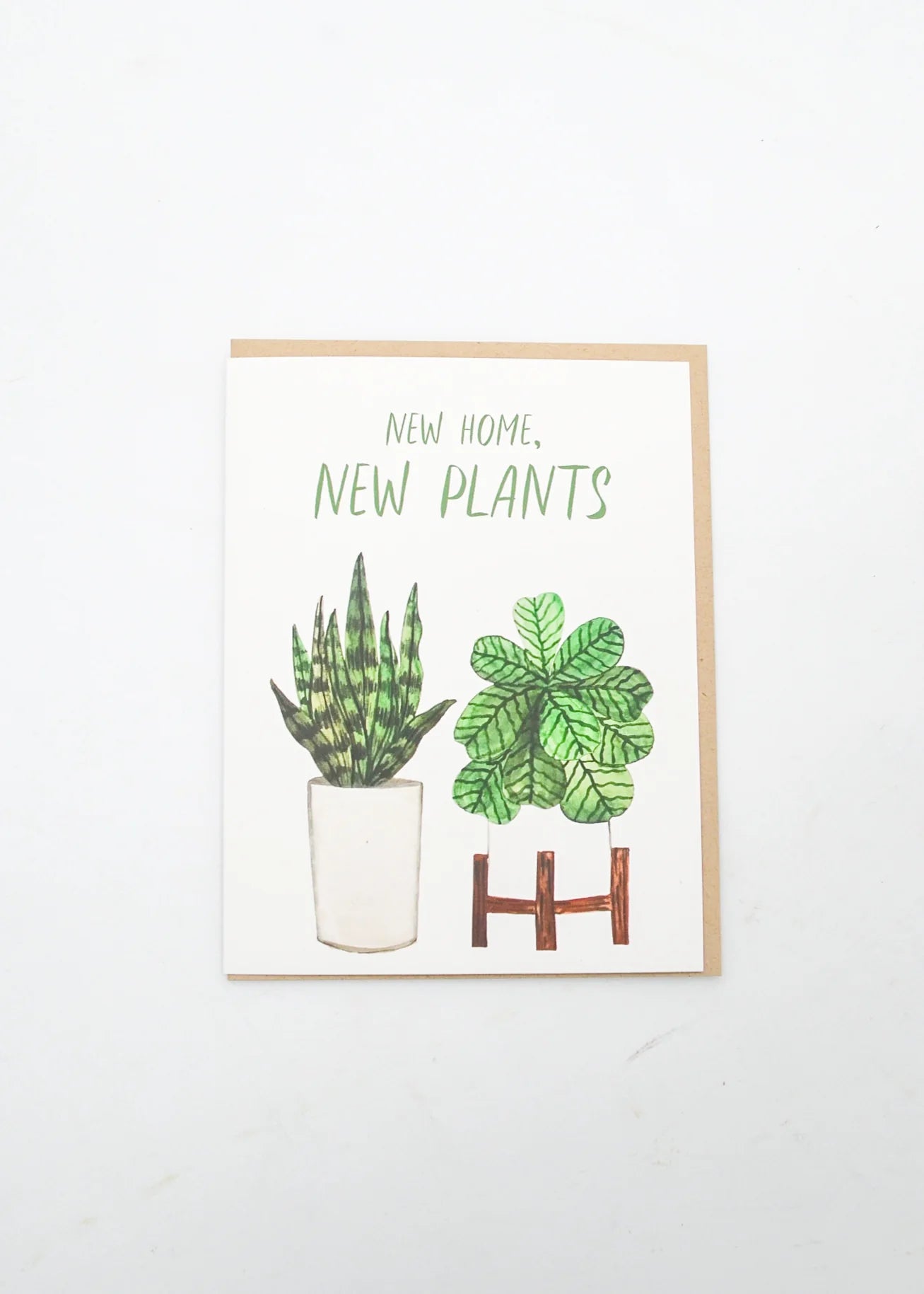 "New Home, New Plants" Card by Wild Lark