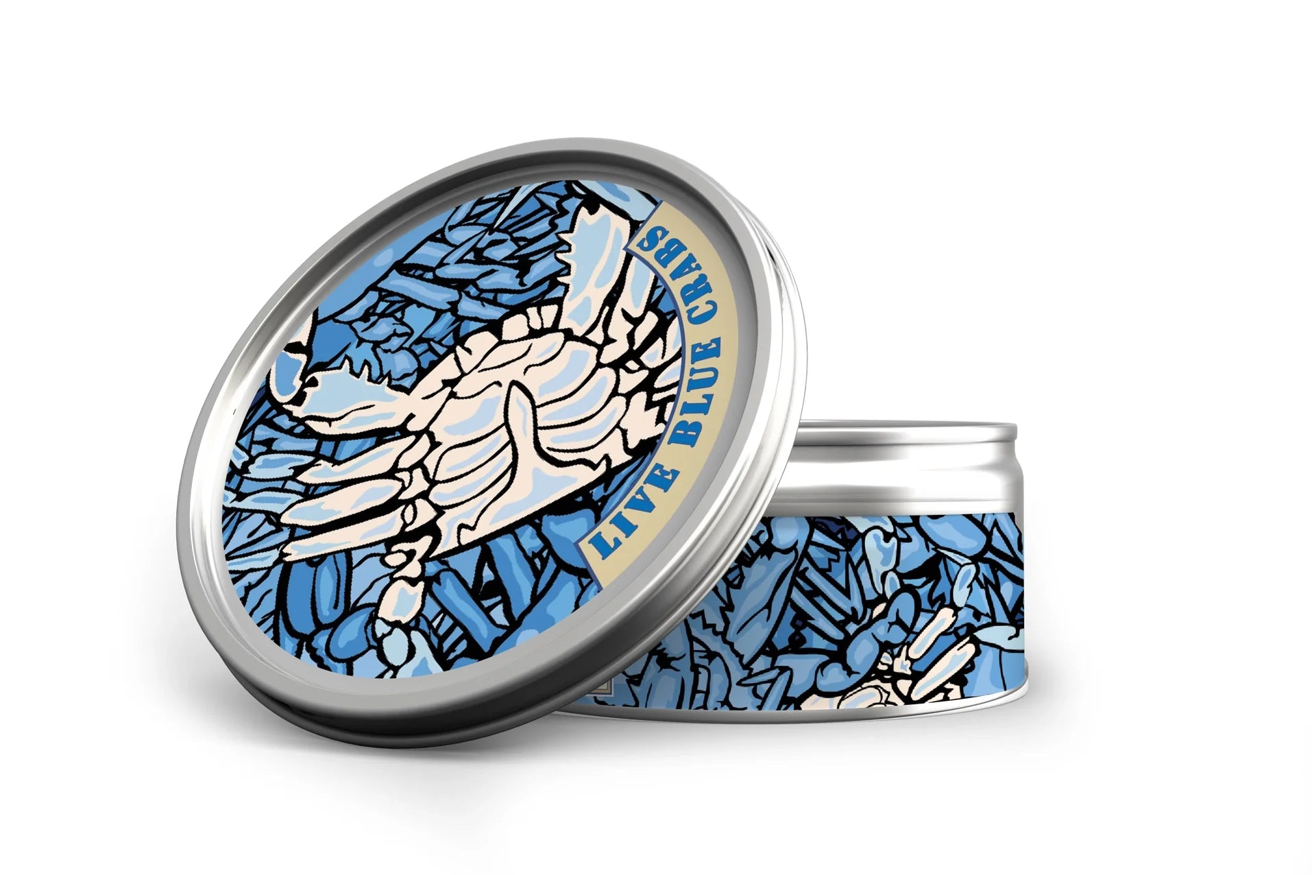 Annapolis Candle Blue Crabs Design Candle - Live by Harbour Thread