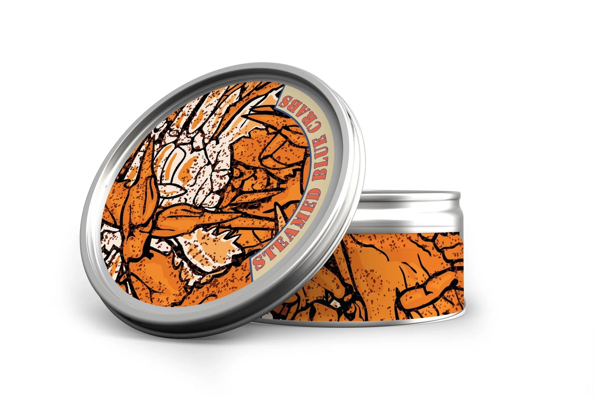 Annapolis Candle Blue Crabs Design Candle - Steamed by Harbour Thread