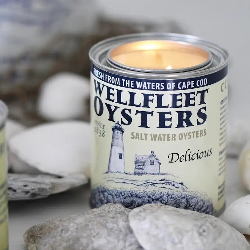 Annapolis Candle Vintage Wellfleet Oyster Style Candle by Harbour Thread