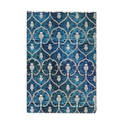 Blue Velvet Mini Lined Hardcover Journal, 176pg, 85GSM, Velvet Dalmatic Collection by Paperblanks (Blue Velvet)