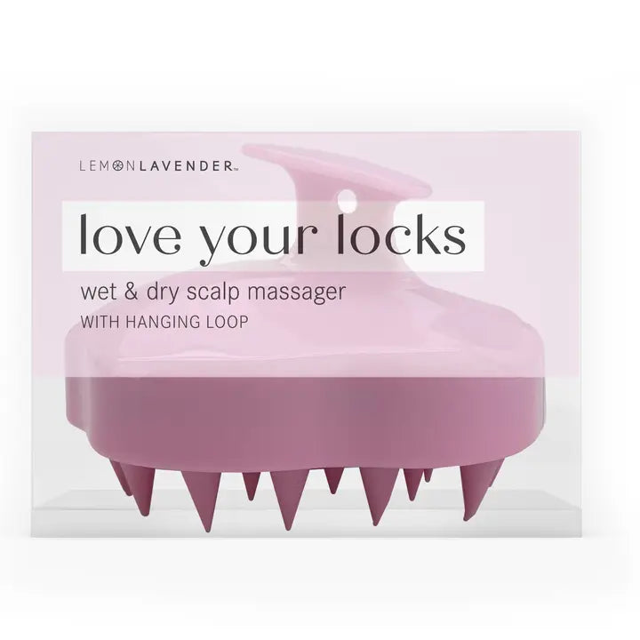 Lemon Lavender Love Your Locks Wet & Dry Scalp Massager by Wild Lark