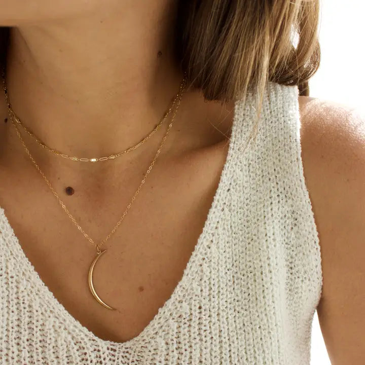 Crescent Necklace by Wild Lark
