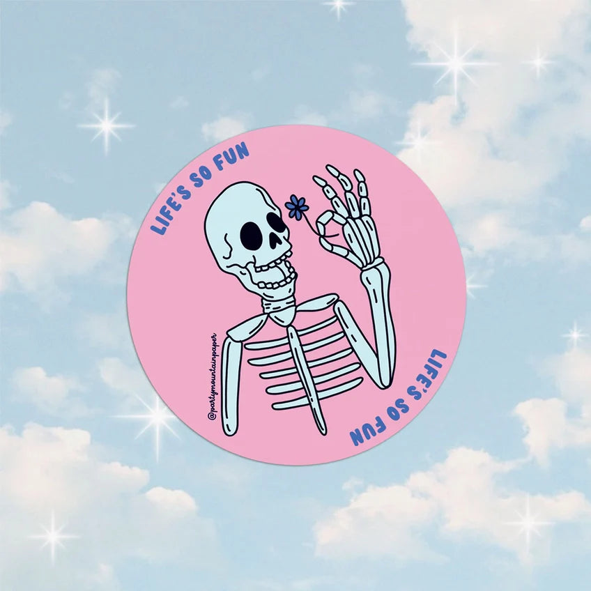Life's So Fun Sticker by Wild Lark