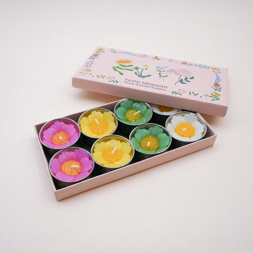 Assorted Handmade Primrose Scented Tealights by Wild Lark