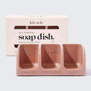 Bottle-Free Beauty Self-Draining Soap Dish by Wild Lark