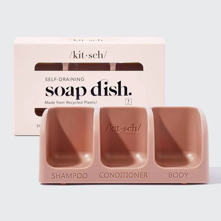 Bottle-Free Beauty Self-Draining Soap Dish by Wild Lark