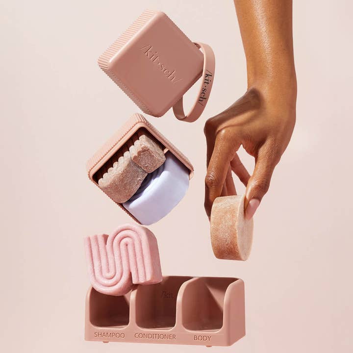 Bottle-Free Beauty Self-Draining Soap Dish by Wild Lark