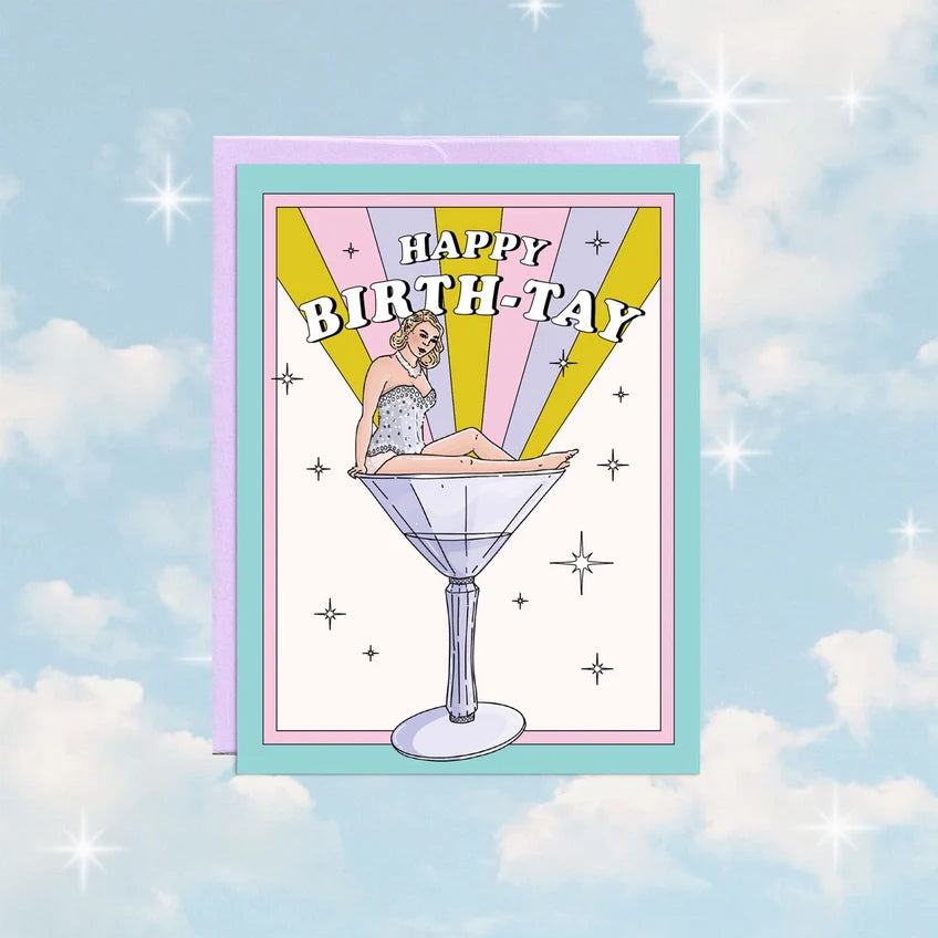 Happy Birth-Tay | Birthday Card by Wild Lark