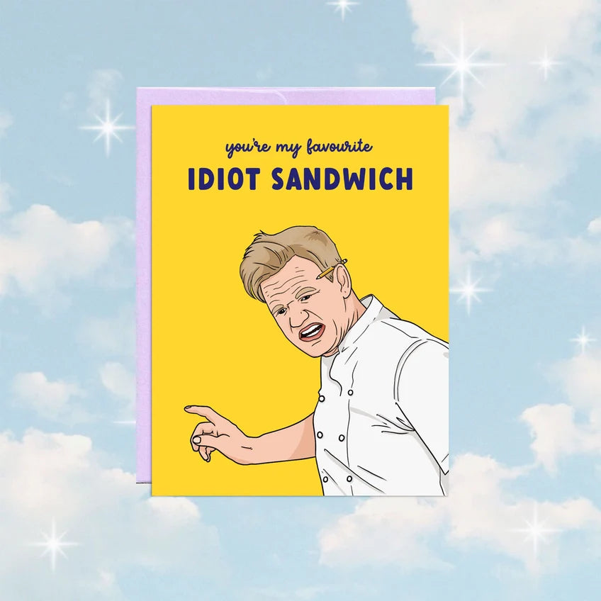 Idiot Sandwich | Encouragement Card by Wild Lark