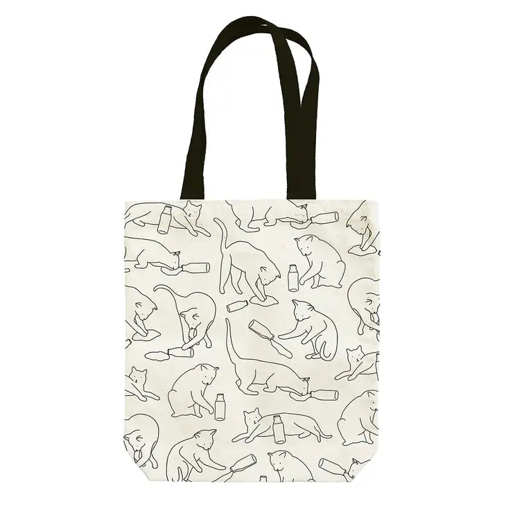 Cat Lap Tote Bag by Wild Lark