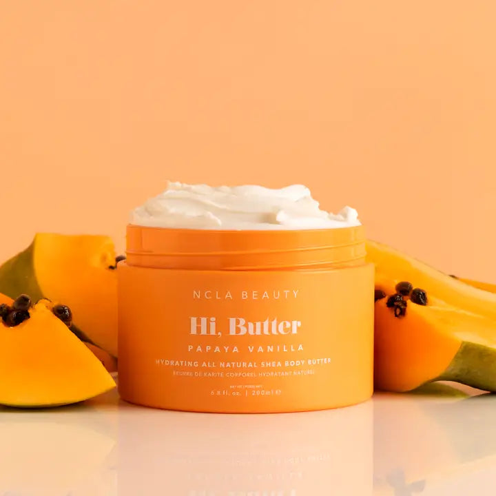 Hi, Butter All Natural Shea Body Butter - Papaya Vanilla by Wild Lark