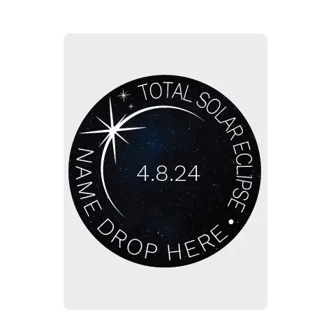 Solar Eclipse Magnet by Wild Lark