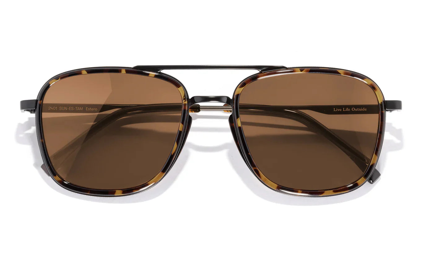 Sunski Estero Sunglasses - Tortoise Amber by Harbour Thread