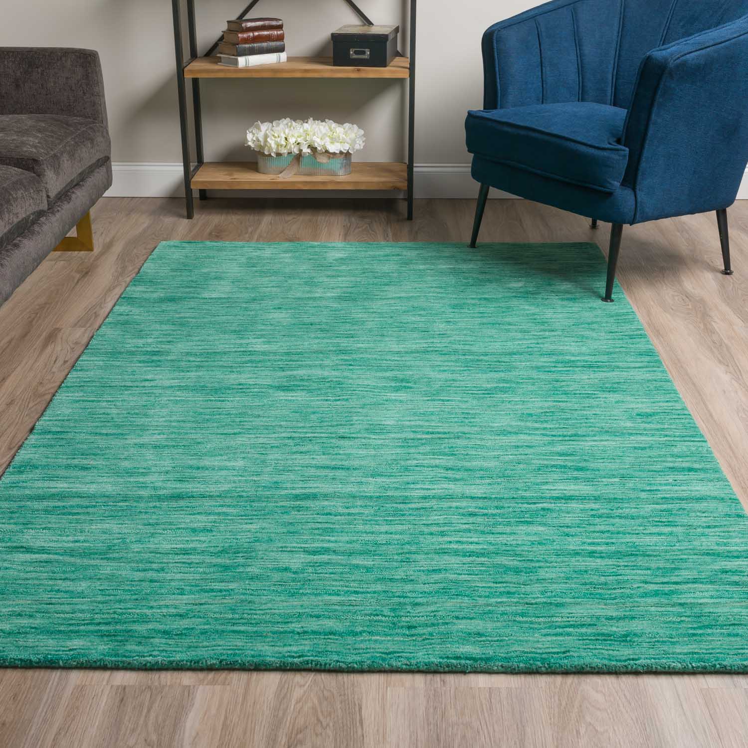 Rafia Rug Emerald 3' 6"X 5'6" by Homeportonline