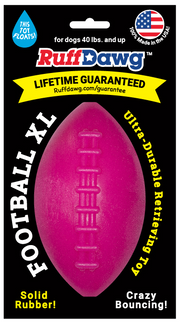 Ruff Dawg Football Large by Pet Food Warehouse