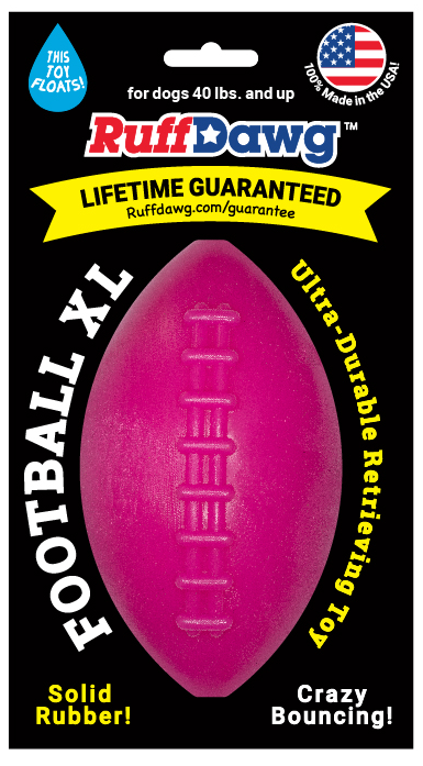 Ruff Dawg Football Large by Pet Food Warehouse