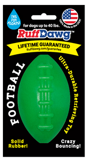Ruff Dawg Football Small by Pet Food Warehouse