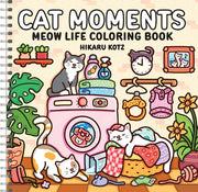 Cat Moments: Meow Life Coloring Book (Spiral Bound Edition)