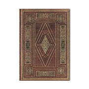 Paperblanks | First Folio | Shakespeare’s Library | Softcover Flexi | Midi | Lined | Elastic Band Closure | 176 Pg | 100 GSM