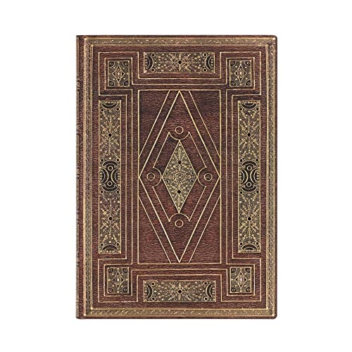 Paperblanks | First Folio | Shakespeare’s Library | Softcover Flexi | Midi | Lined | Elastic Band Closure | 176 Pg | 100 GSM