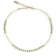 Arms of Eve Pearl & Gemstone Moss Necklace by Harbour Thread