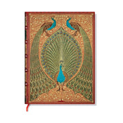 Hafiz's Peacocks Ultra Unlined Hardcover Journal, 144pg, 120GSM by Paperblanks (Sangorski & Sutcliffe)