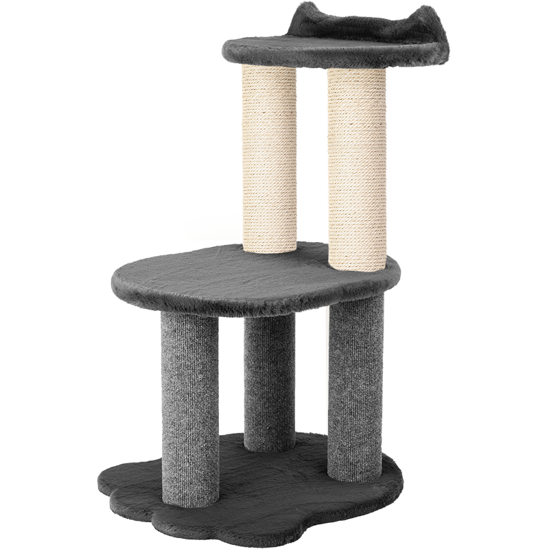 Noba Animal Co. Relaxation Scratch Post 34" Gray by Pet Food Warehouse