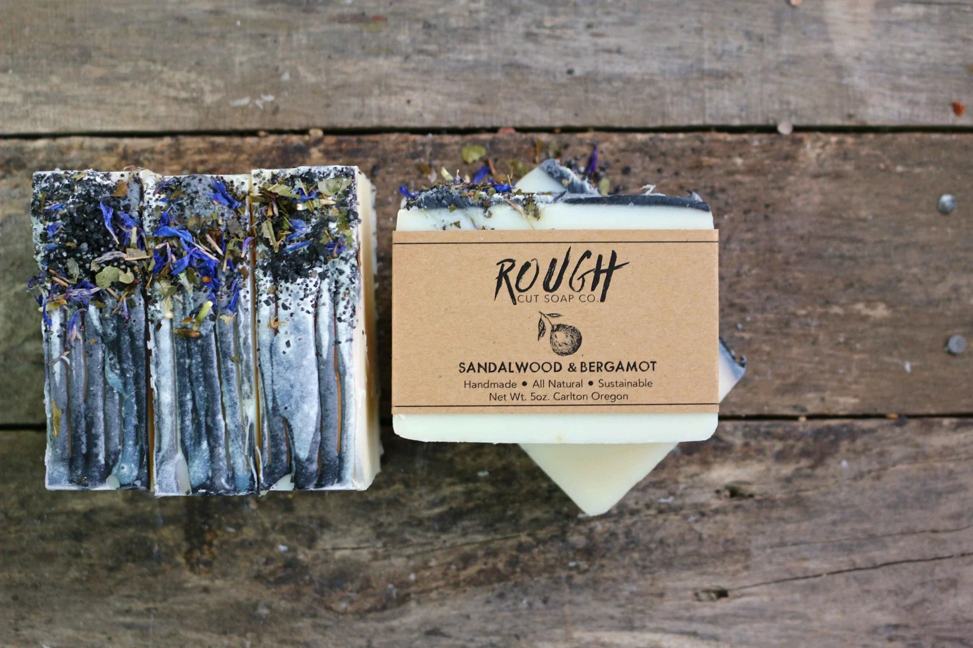 Handmade Rough Cut Soap Bars - Earthy + Bold Scents by Wild Lark