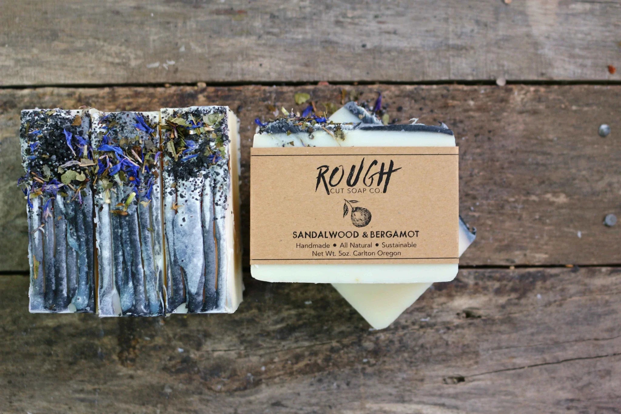 Handmade Rough Cut Soap Bars - Earthy + Bold Scents by Wild Lark