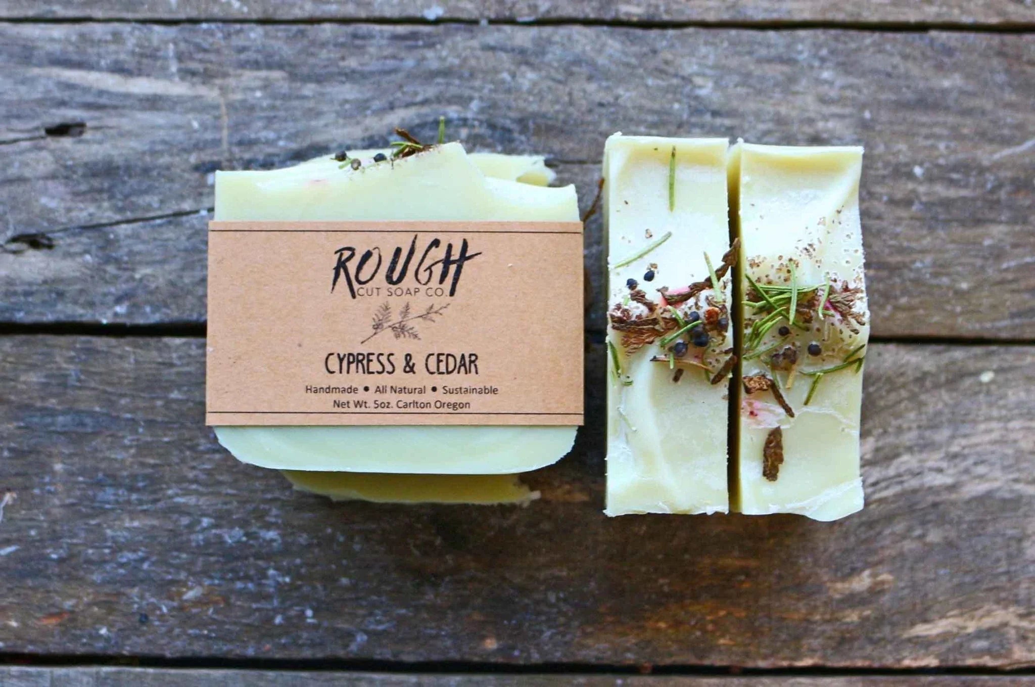 Handmade Rough Cut Soap Bars - Earthy + Bold Scents by Wild Lark