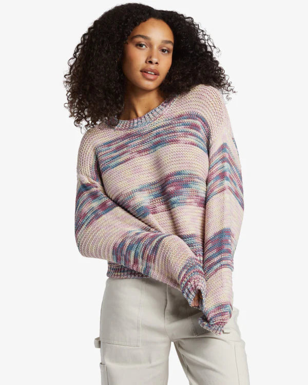 Billabong Fade Out Pullover Sweater - Blue Shadow by Harbour Thread
