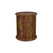 Global Archive Decker Drum Table Small Mango by Homeportonline
