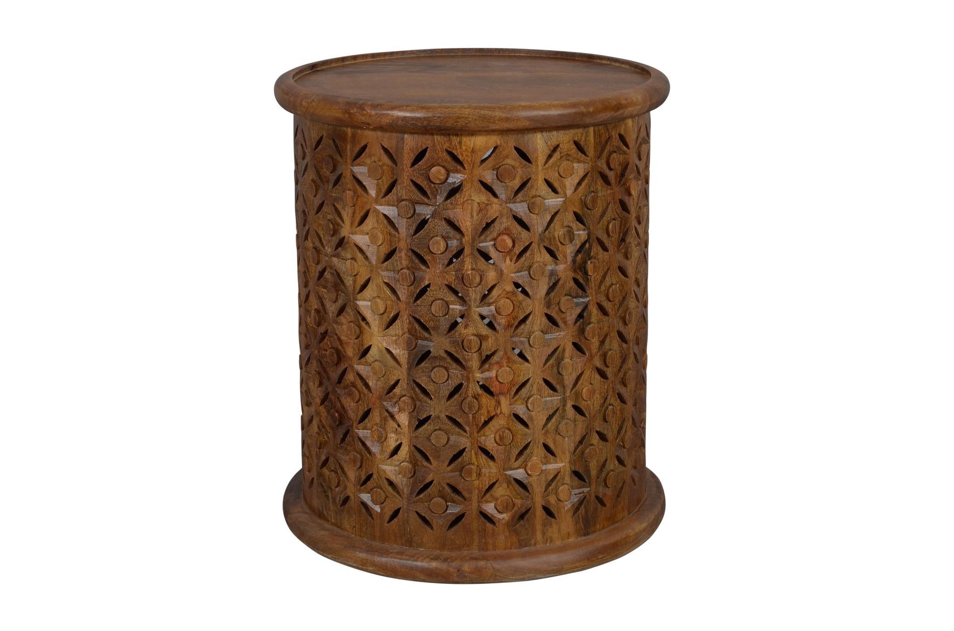 Global Archive Decker Drum Table Small Mango by Homeportonline